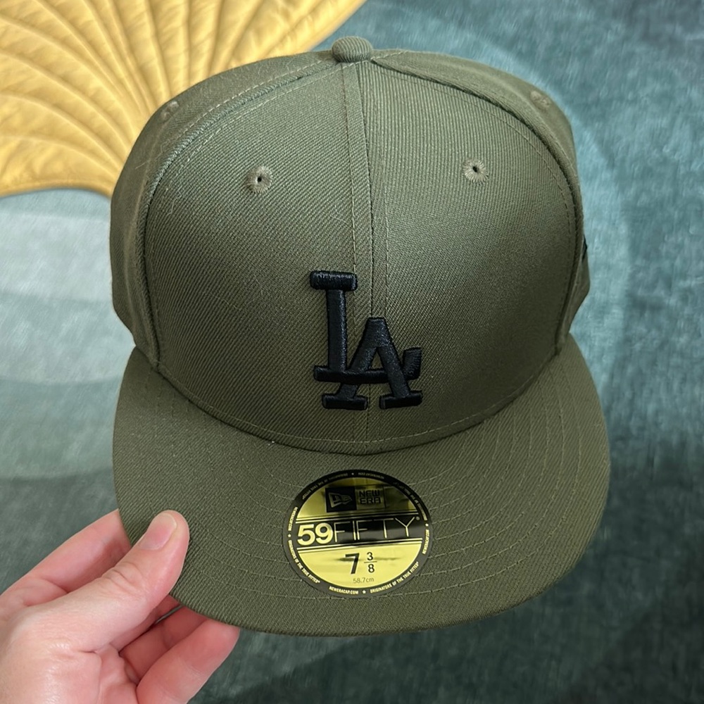 Dodger LA hat 7 3/8 olive green